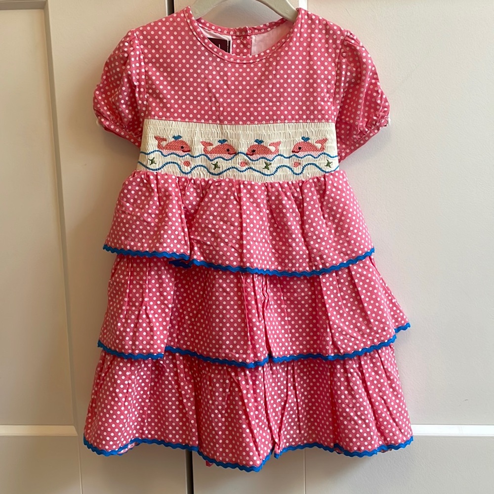 Lil Cactus Smocked Whale Dress 💗🐳💗